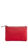 ANYA HINDMARCH LOOSE POCKET FIRST AID NYLON POUCH - RED,108409