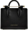 Strathberry Nano Leather Tote In Black