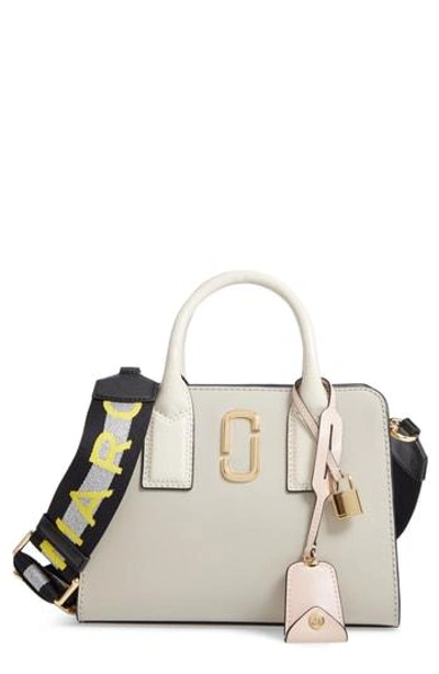Marc Jacobs Little Big Shot Saffiano Leather Tote Bag In Dust Multi/gold