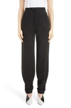 GIVENCHY BUTTON DETAIL WOOL TROUSERS,BW50AC10EG