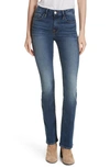 Frame Le Mini Mid-rise Bootcut Jeans In Blendon