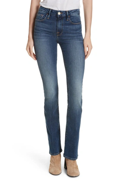 Frame Le Mini Mid-rise Bootcut Jeans In Blendon