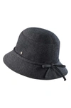 Helen Kaminski Water Resistant Cloche Hat - Black