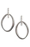 ARMENTA NEW WORLD LARGE POINTED OVAL EARRINGS,15080