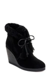 SPLENDID CATALINA FAUX-SHEARLING WEDGE BOOTIE,LL1528