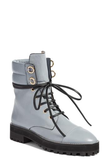 lexy leather combat boot
