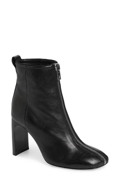 Rag & Bone Ellis Zip Leather Ankle Boots In Black