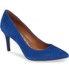 Calvin Klein Women's Gayle Pointed Toe Pumps Women's Shoes In Adrenaline Suede