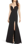 JILL JILL STUART PLUNGE SWEETHEART GOWN,461952