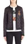 DOLCE & GABBANA SACRED HEART QUILTED JACKET,F28IHZFUM1R