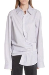 MARTINE ROSE PULL SHIRT,MRAW18 422