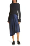 VINCE BUTTON CUFF WOOL & CASHMERE SWEATER,V526378008