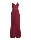 LAUNDRY BY SHELLI SEGAL Suede & Chiffon Bustier Gown