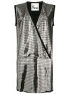 8PM 8PM SEQUINNED PARTY DRESS - METALLIC