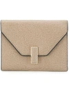 VALEXTRA VALEXTRA TRI-FOLD WALLET - NEUTRALS