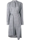 CHRISTIAN WIJNANTS GLEN CHECK SHIRT DRESS