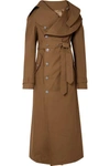 A.W.A.K.E. BELTED COTTON-GABARDINE TRENCH COAT