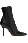 THE ROW GLORIA LEATHER ANKLE BOOTS