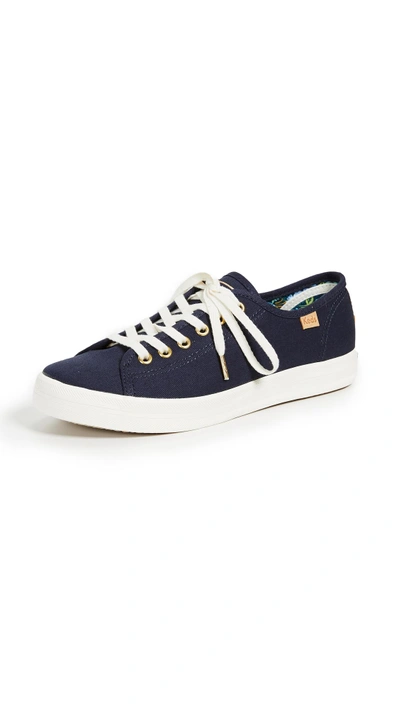 Keds X Rifle Paper Co Kickstart Sneakers In Blue