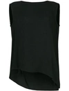 RICK OWENS DRAPED BACK TANK TOP