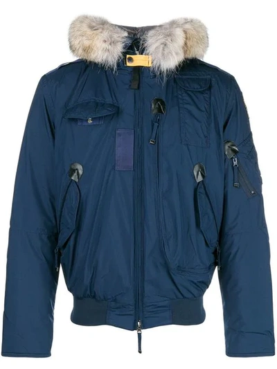 Parajumpers Fur Hood Jacket - Blue