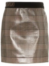 FENDI FENDI CHECK MINI SKIRT - MULTICOLOUR