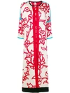 CHIRAZI FLORAL PRINT LONGLINE CARDIGAN