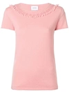 Barrie Romantic Timeless Cashmere Top In Pink