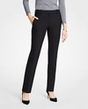 Ann Taylor The Tall Straight Leg Pant In Black