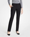 Ann Taylor The Straight Pant - Curvy Fit In Black
