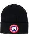 CANADA GOOSE CANADA GOOSE ARCTIC DISC TOQUE HAT - BLACK