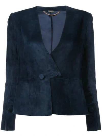 Adam Lippes Classic Fitted Blazer - 蓝色 In Blue
