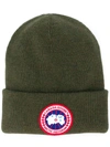 CANADA GOOSE CANADA GOOSE ARCTIC DISC TOQUE HAT - GREEN