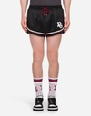 DOLCE & GABBANA JOGGING SHORTS WITH PATCH,GY8IAZG7OHUN0000