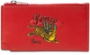 KENZO LEATHER JUMPING TIGER CARDHOLDER,F865PM706L42/21