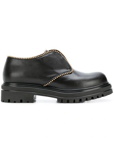 Albano Chunky Sole Brogues In Black