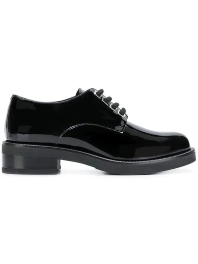 Albano Chunky Sole Brogues In Black