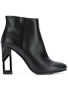 ALBANO CHUNKY-HEEL ANKLE BOOTS