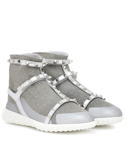 Valentino Garavani Rockstud Metallic Sneakers