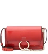 CHLOÉ Faye Small patent leather shoulder bag,P00344442