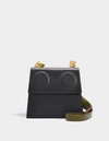 MARNI MARNI | Medium New Bag in Blue and Maroon Calfskin Nappa Leather