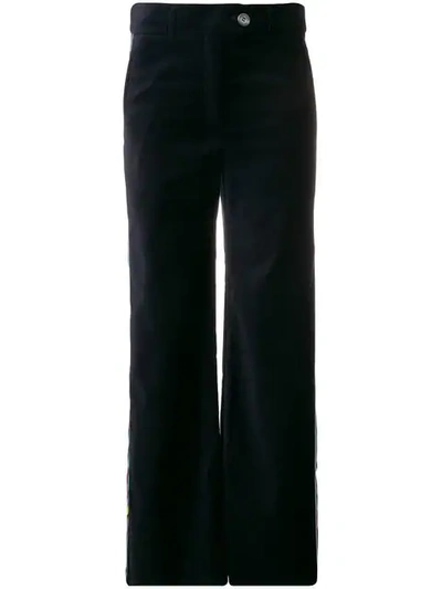 Mira Mikati Always Tomorrow Side Stripe Trousers In Navy