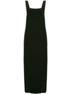 MATIN MATIN WIDE STRAP LONG DRESS - BLACK