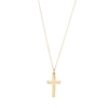 LILY & ROO SOLID GOLD CROSS PENDANT NECKLACE