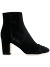 POLLY PLUME POLLY PLUME ALLY ANKLE BOOTS - BLACK
