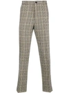 KENZO checked printed tailored trousers 