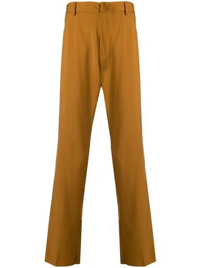 N°21 Loose Fit Trousers In Orange