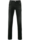 VERSACE VERSACE COLLECTION SKINNY JEANS - BLACK