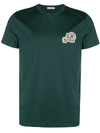 Moncler Logo Patch T-shirt - Grey In Grey