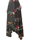 NICOLE MILLER ditzy dandelion maxi skirt